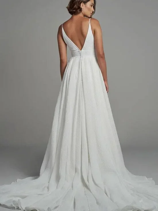 Jenny Yoo Persephone Wedding Gown Size 4 - Picture 8 of 16